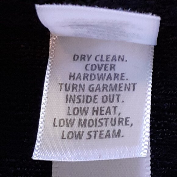 St. John Sport Oversized Full Zip Mock Neck 3/4 Sleeve Sweater Black Size S - Picture 13 of 14